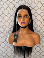 Royal Straight Wig 13*4 transparent lace 200 % density