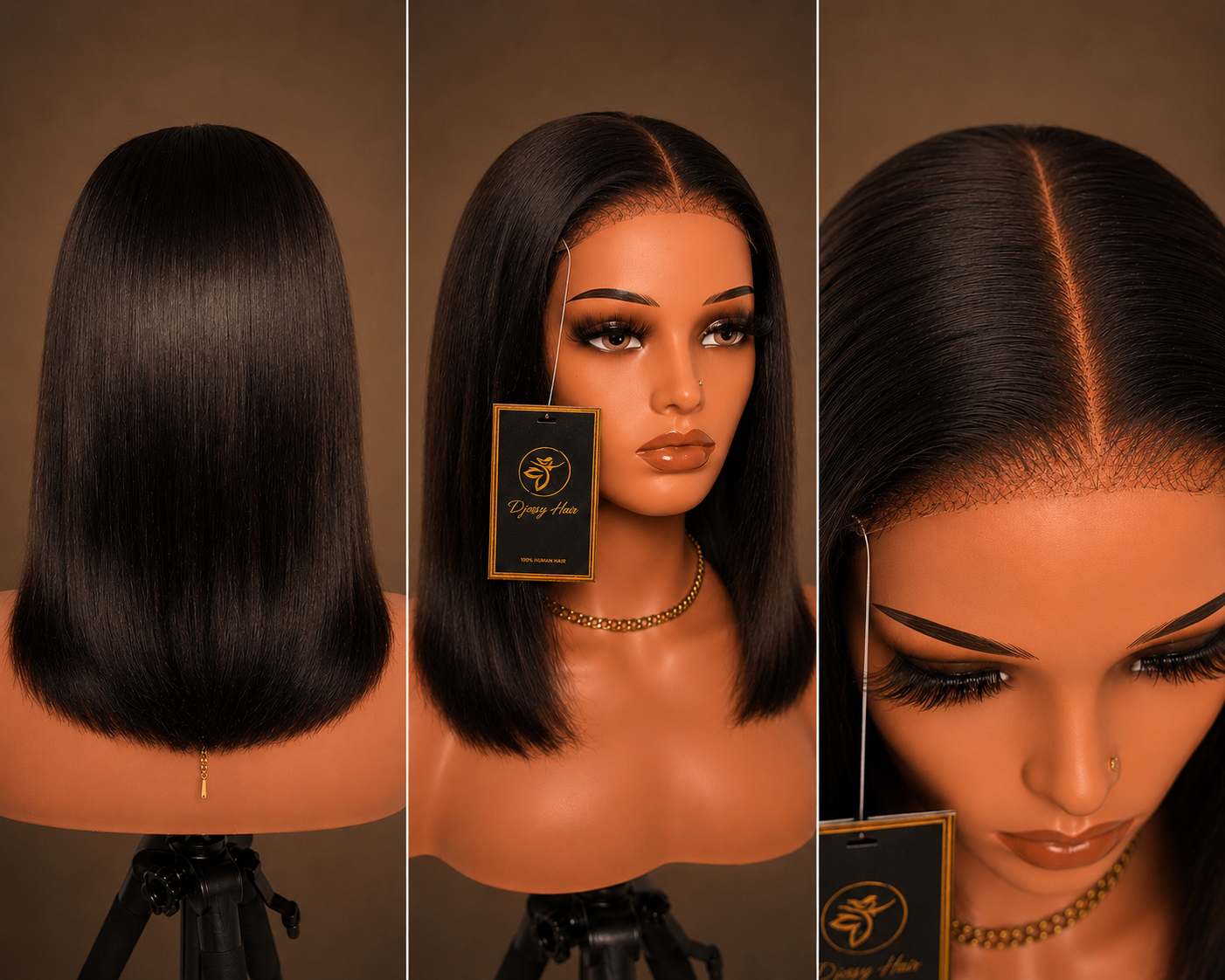 Luxury Straight Bob Glueless Wig