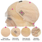 13x4 Honey Blonde Highlight Straight Lace Front Wig 200 density