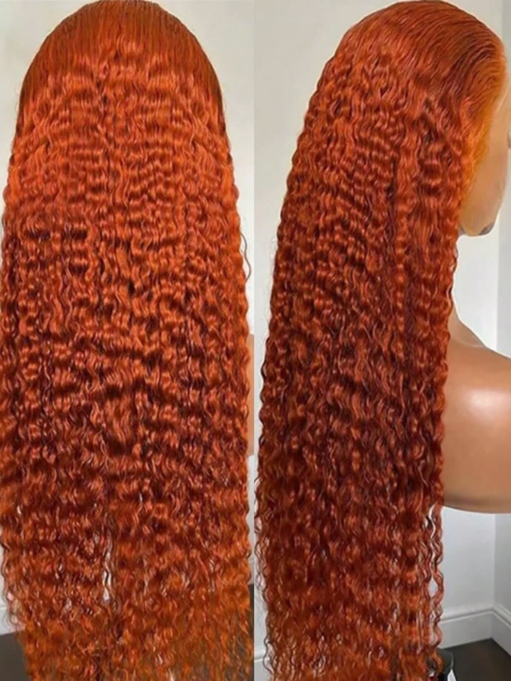 Djessy Flame Water Wave Wig – 24” | 200% Density |Transparent lace 13x4