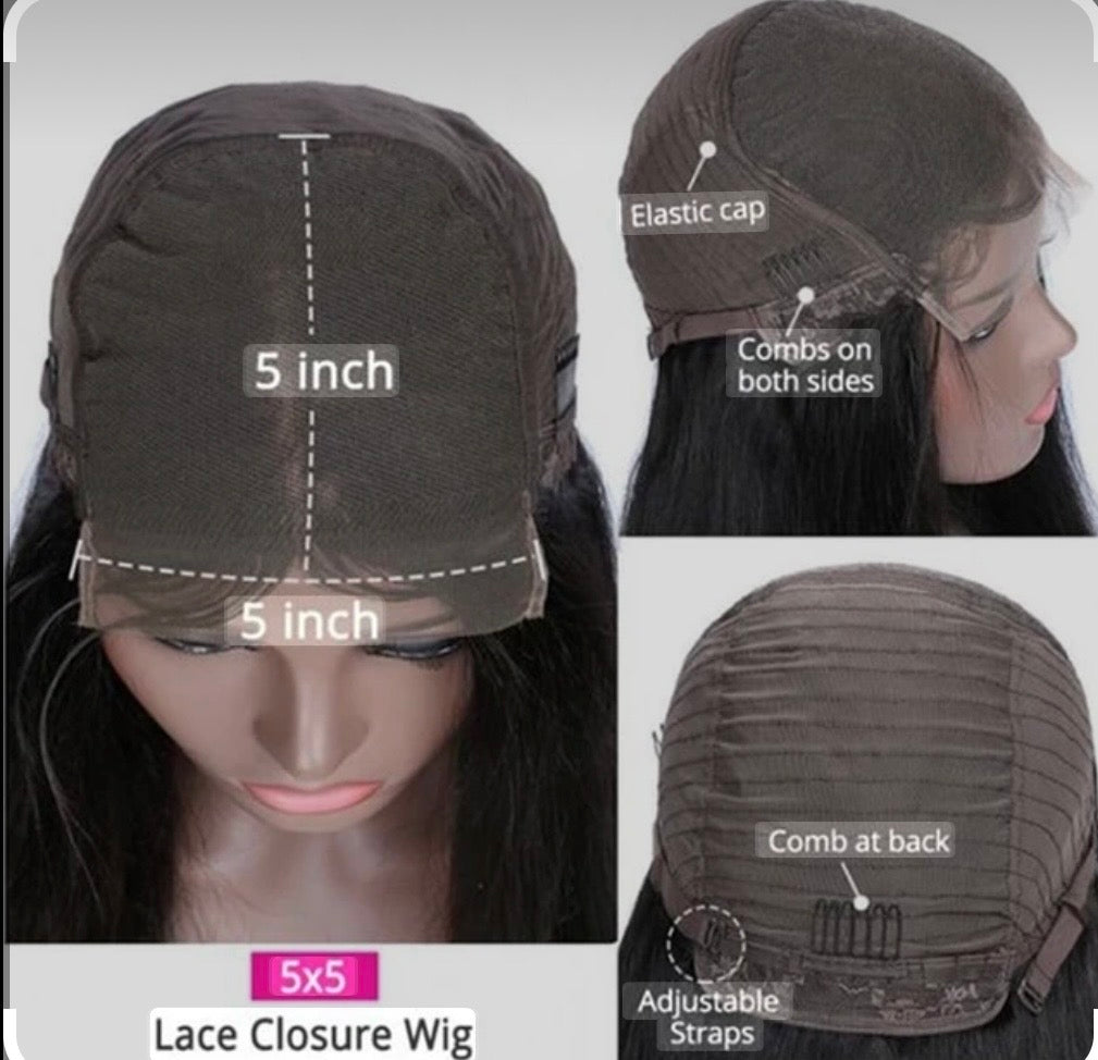 Luxury Straight Bob Glueless Wig